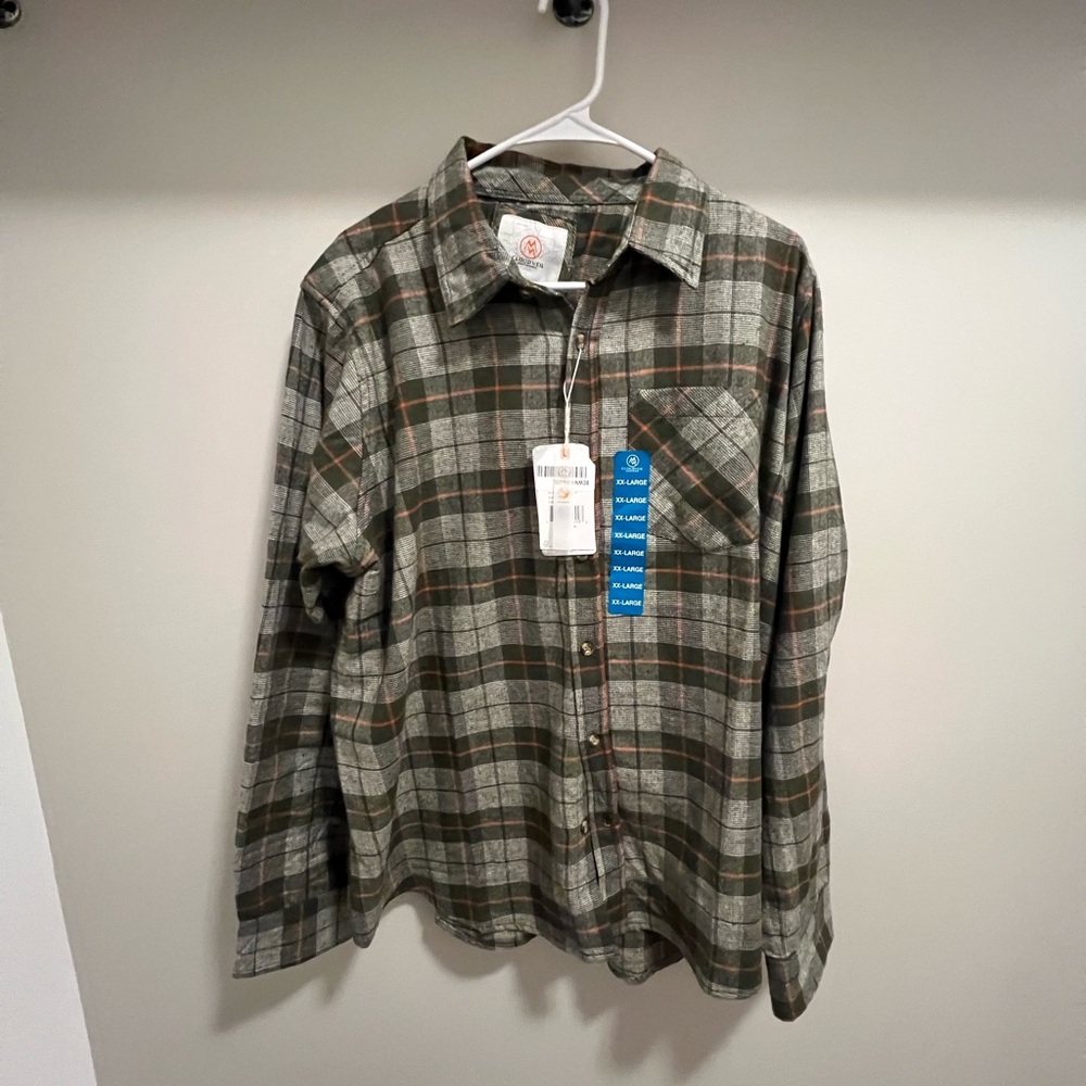 Cloudveil Plaid shirt XXL… NWT